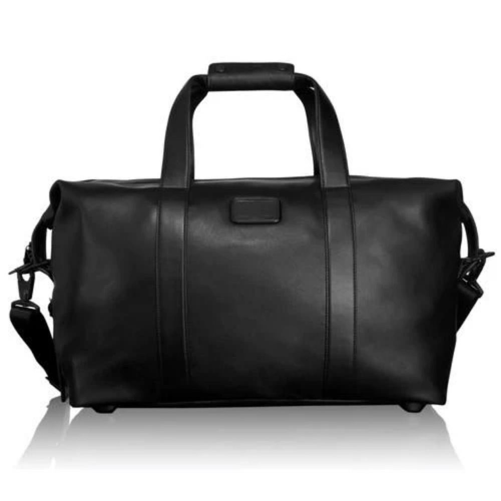 Tumi Alpha 2 Small soft leather travel Satchel
